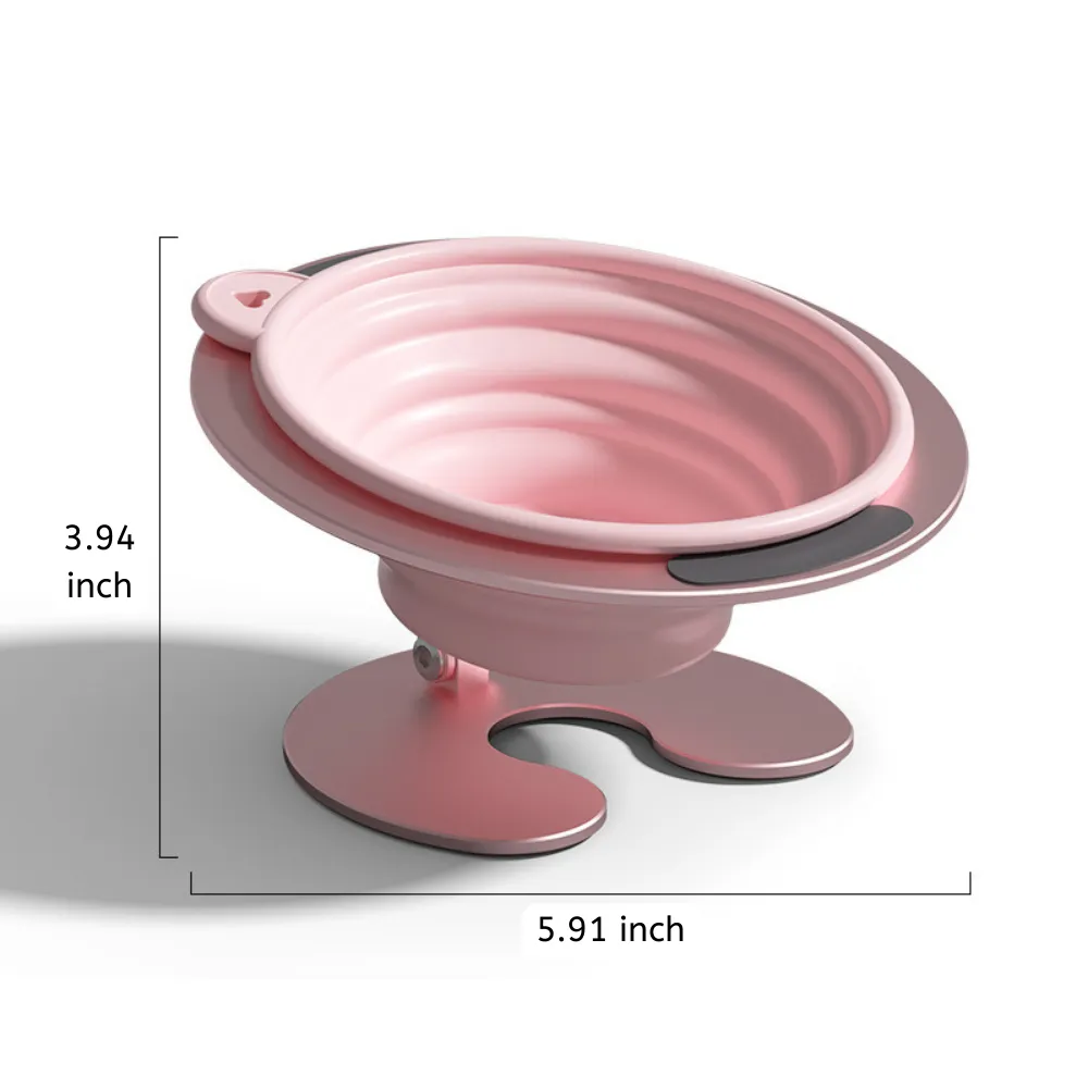 Pink Dog Silicone Bowl Pink Dog Silicone Bowls
