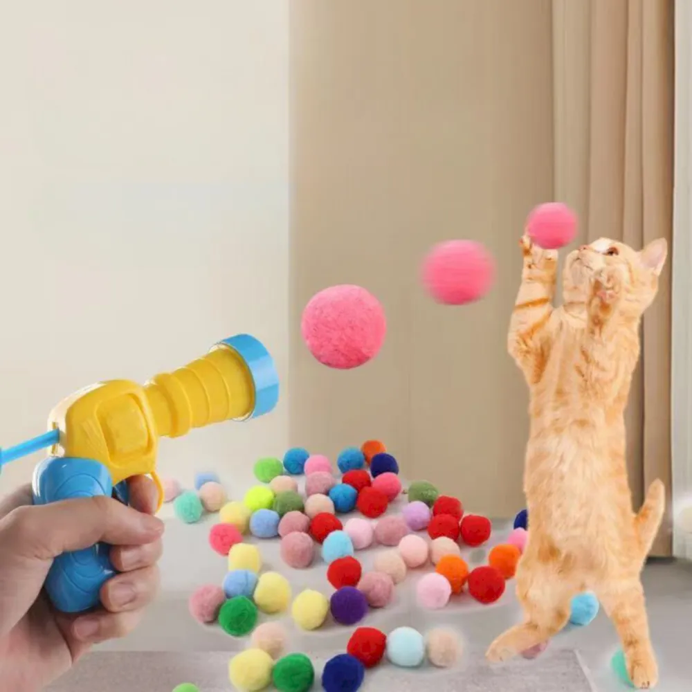 Fuzzy Ball Cat Toy