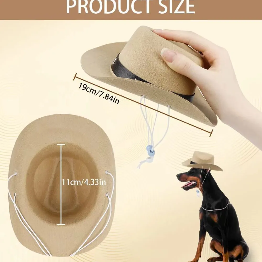 Classic Pet Hat Dog Cowboy Costume