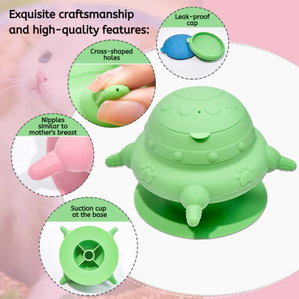 4 nipples silicone feeder 4 nipples silicone feeder