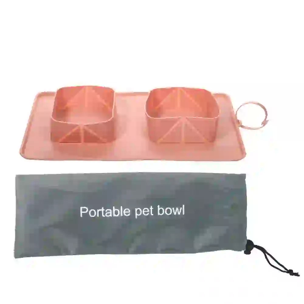 collapsible dog bowl (3) Ideal for active pets, travel, and outdoor feeding sessions.