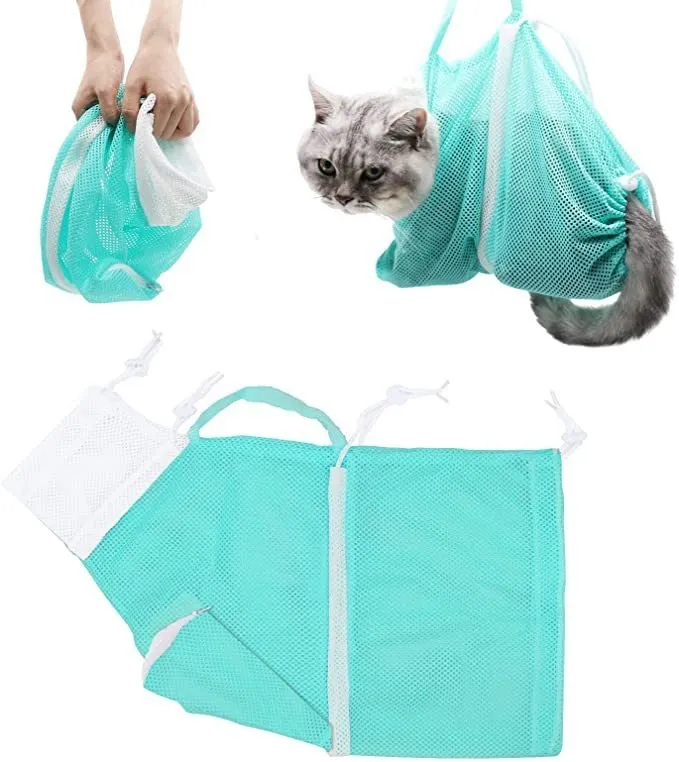 Anti-bite Multi-functional Adjustable Cat Bath Bag