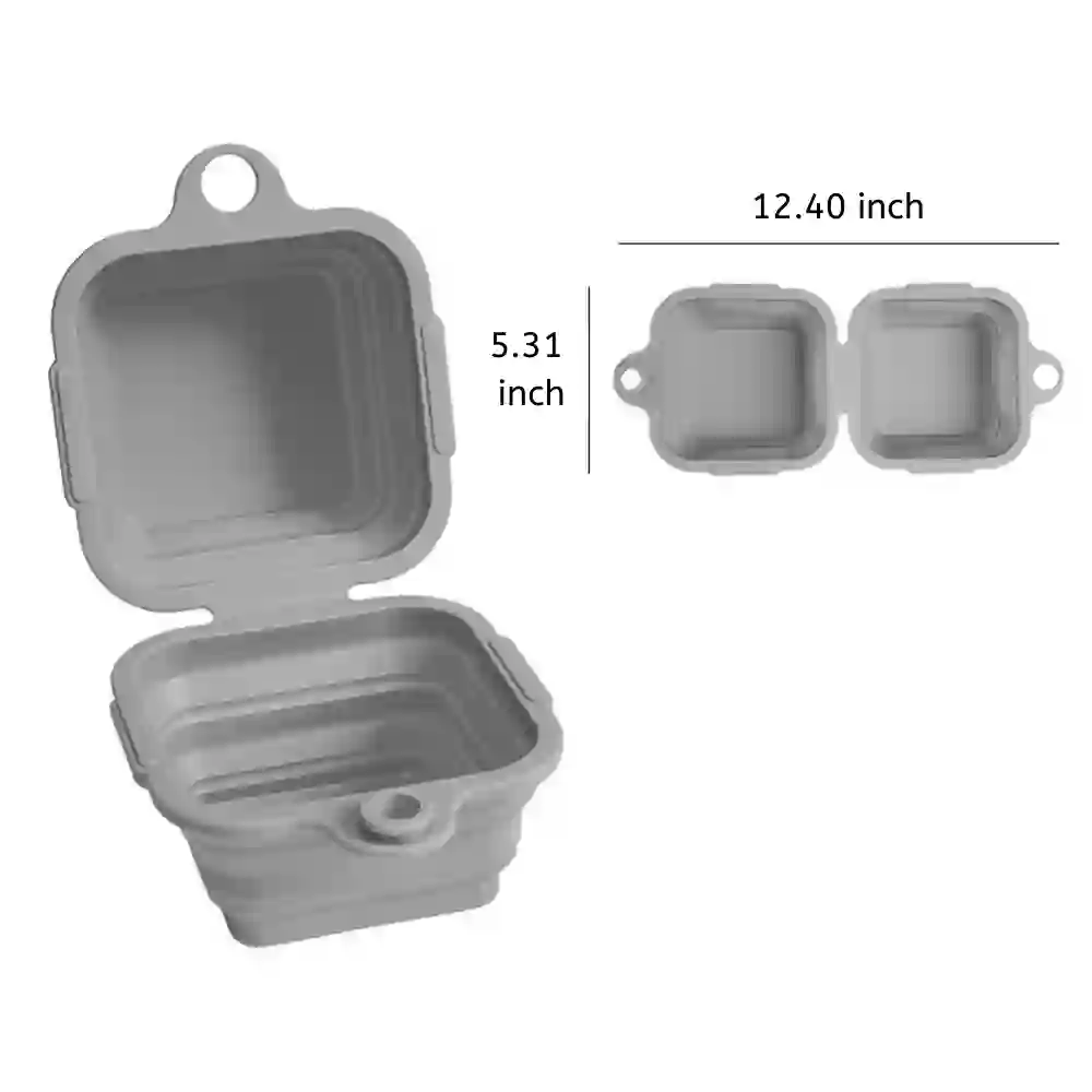 Ideal for feeding both food and water separately during travel.