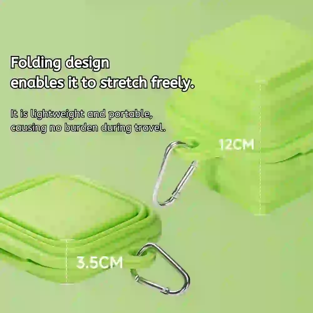 Compact and space-saving, fits easily into bags or backpacks for travel.