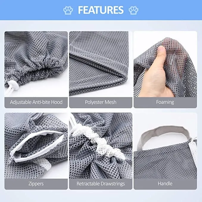 Anti-bite Multi-functional Adjustable Cat Bath Bag