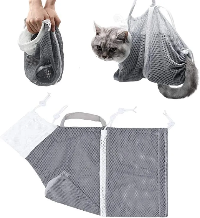 Anti-bite Multi-functional Adjustable Cat Bath Bag
