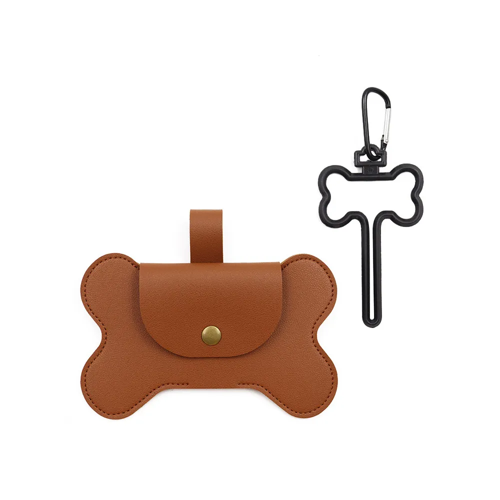 Brown Dog Poop Bags Holder