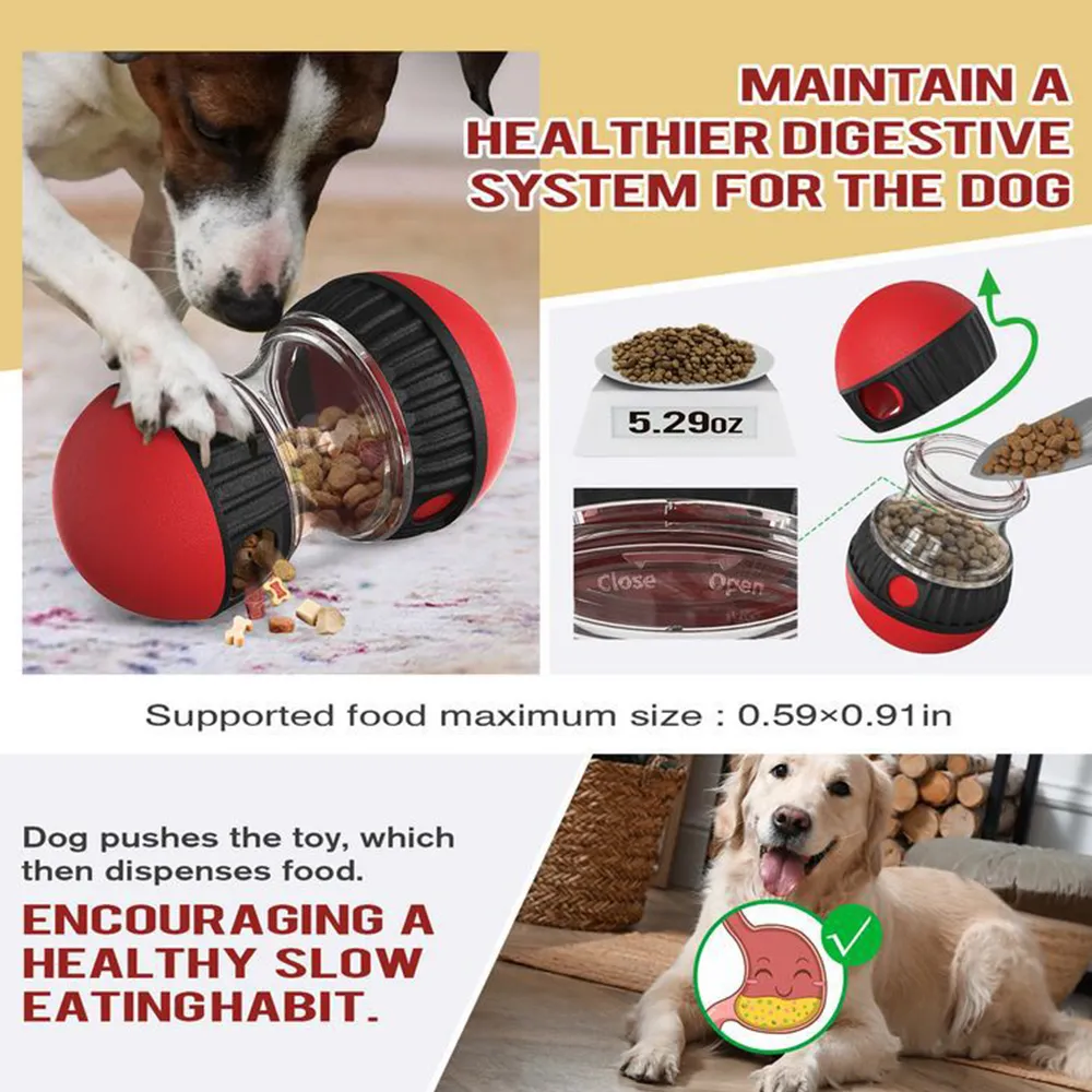 Healthy digestion dog toy Dog food dispenser