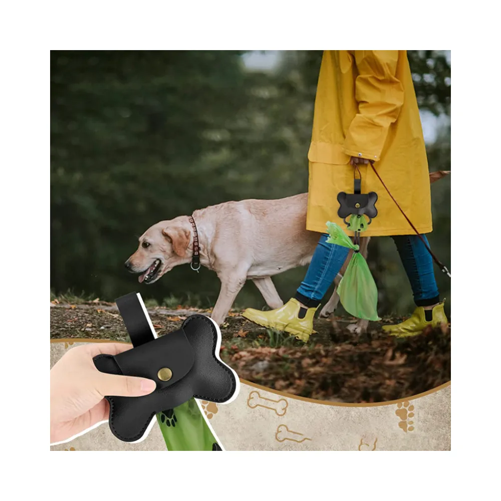 waste bag holder dog