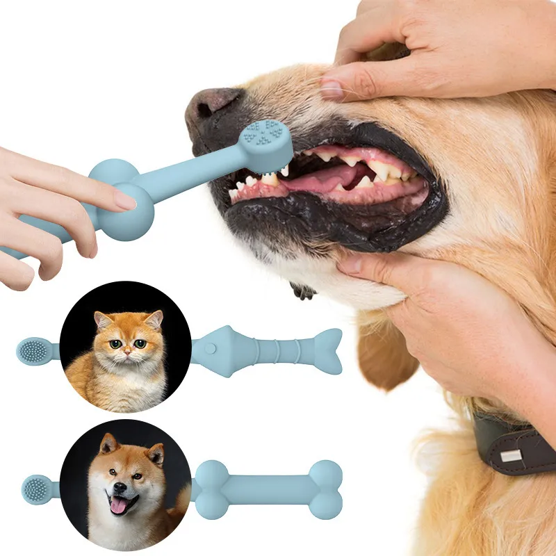 Cat dental care toothbrush