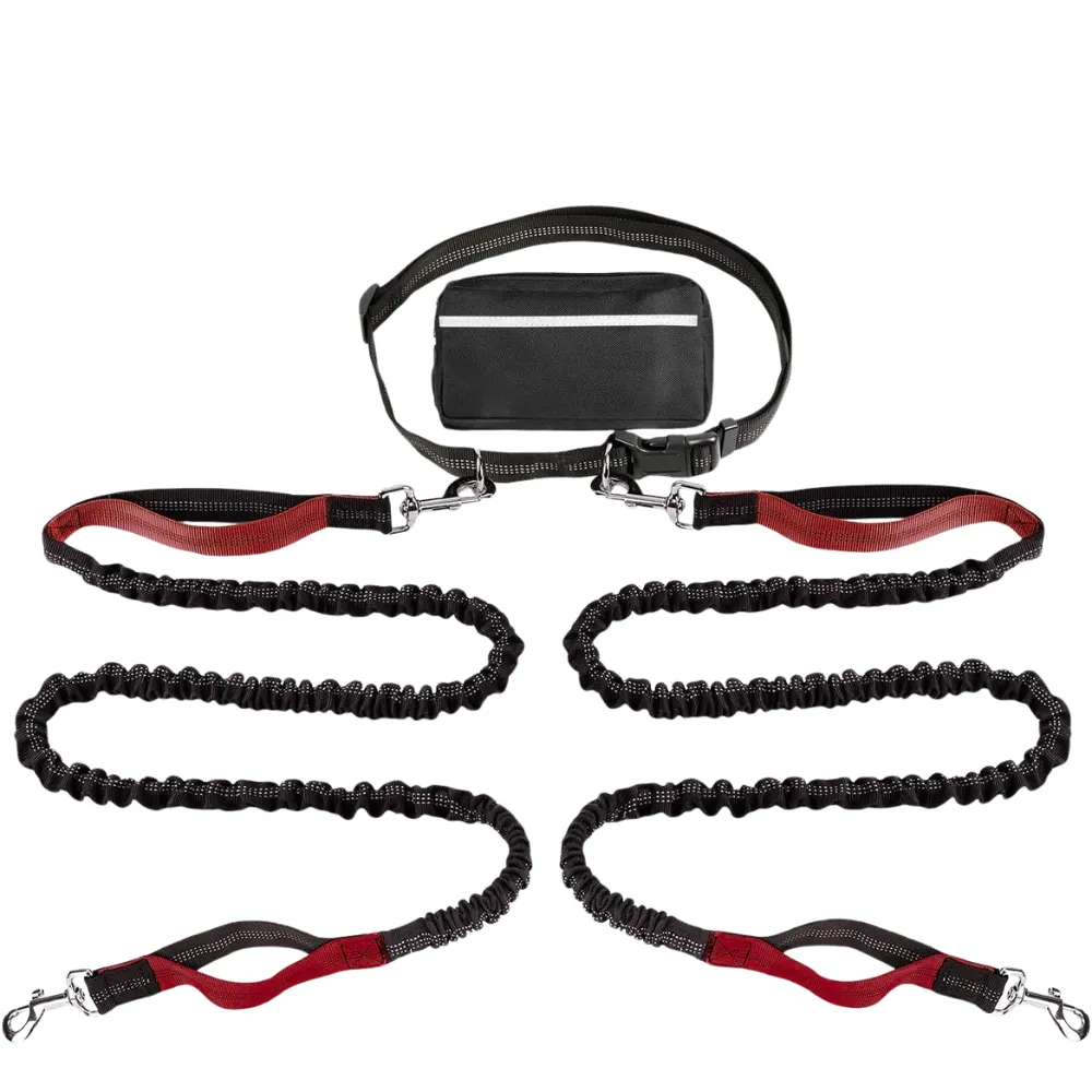 Outdoor Sports Reflective Dog Leash with Bag