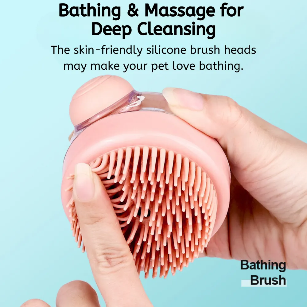 Cat pet shampoo brush