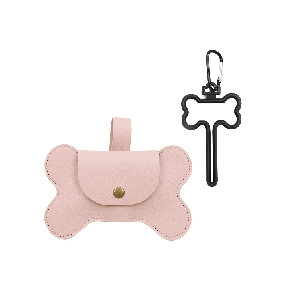 Pink  Dog Bag Holder