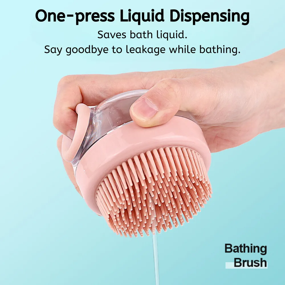 Dog pet shampoo brush