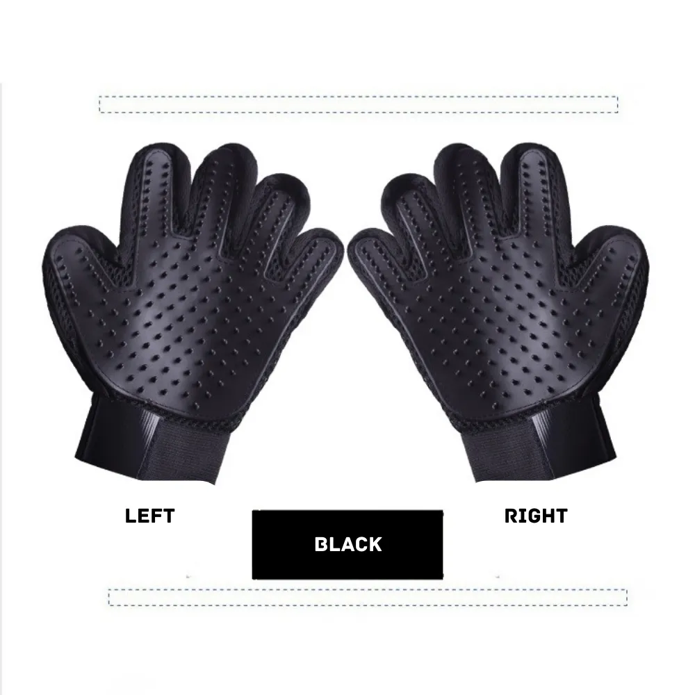 Silicone pet grooming glove durable