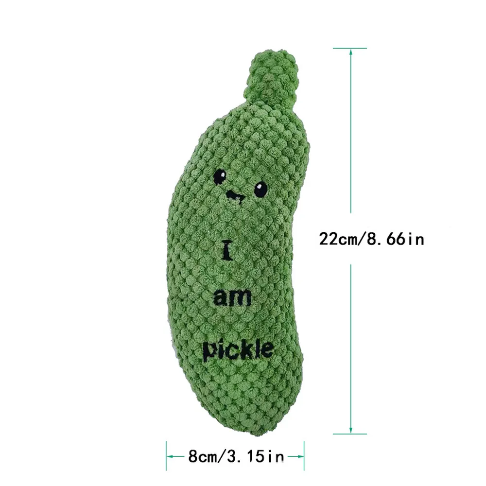 Plush dog toy with durable construction, perfect for chew play.