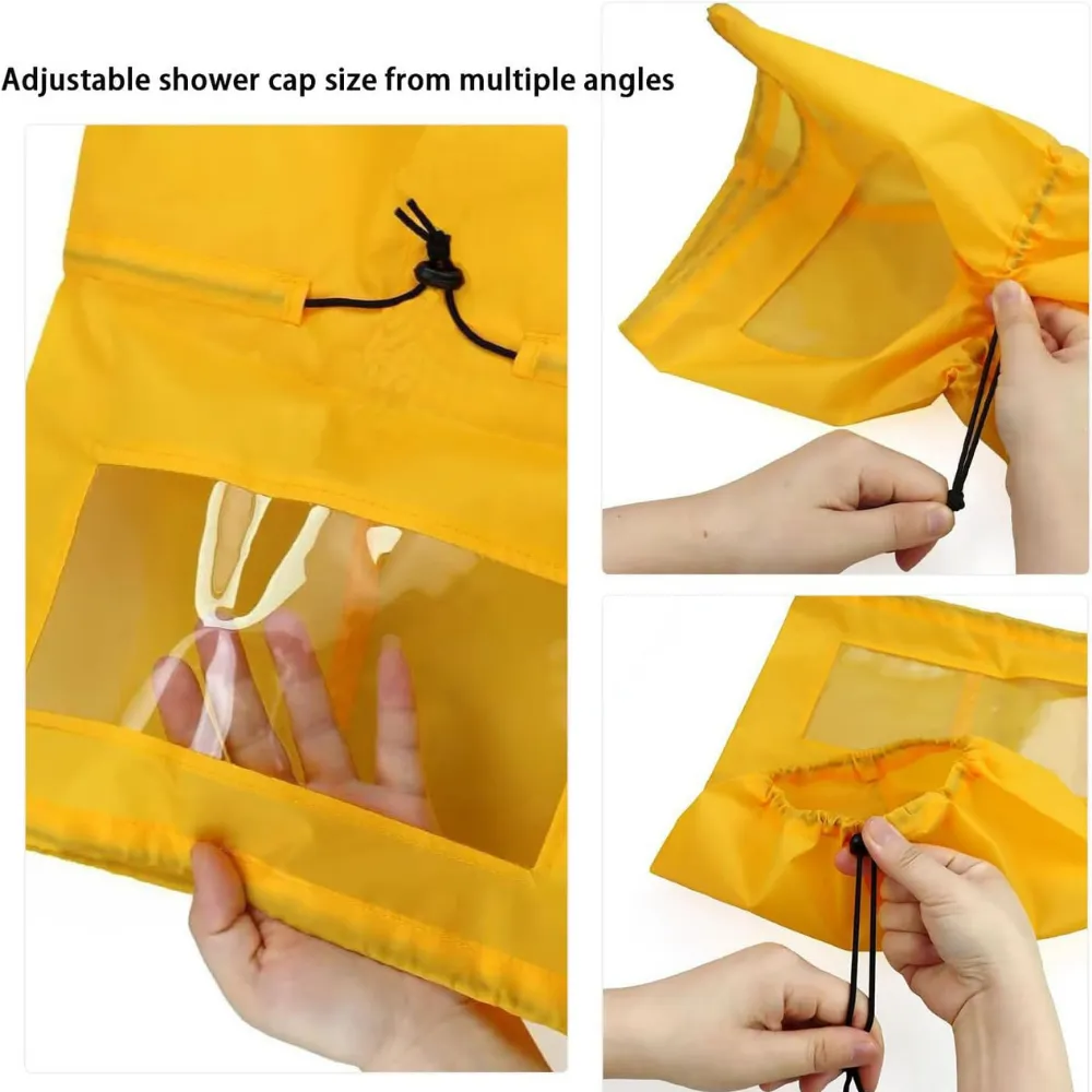 Waterproof Pet Bath Cap for Dogs