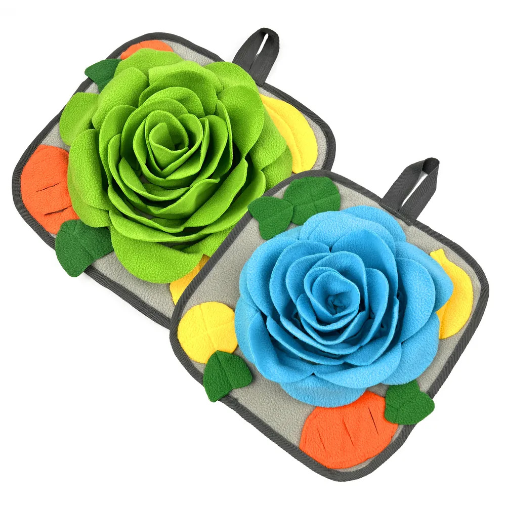 snuffle mat for puppies (2) Foraging mat for small pets like rabbits, hamsters, and guinea pigs