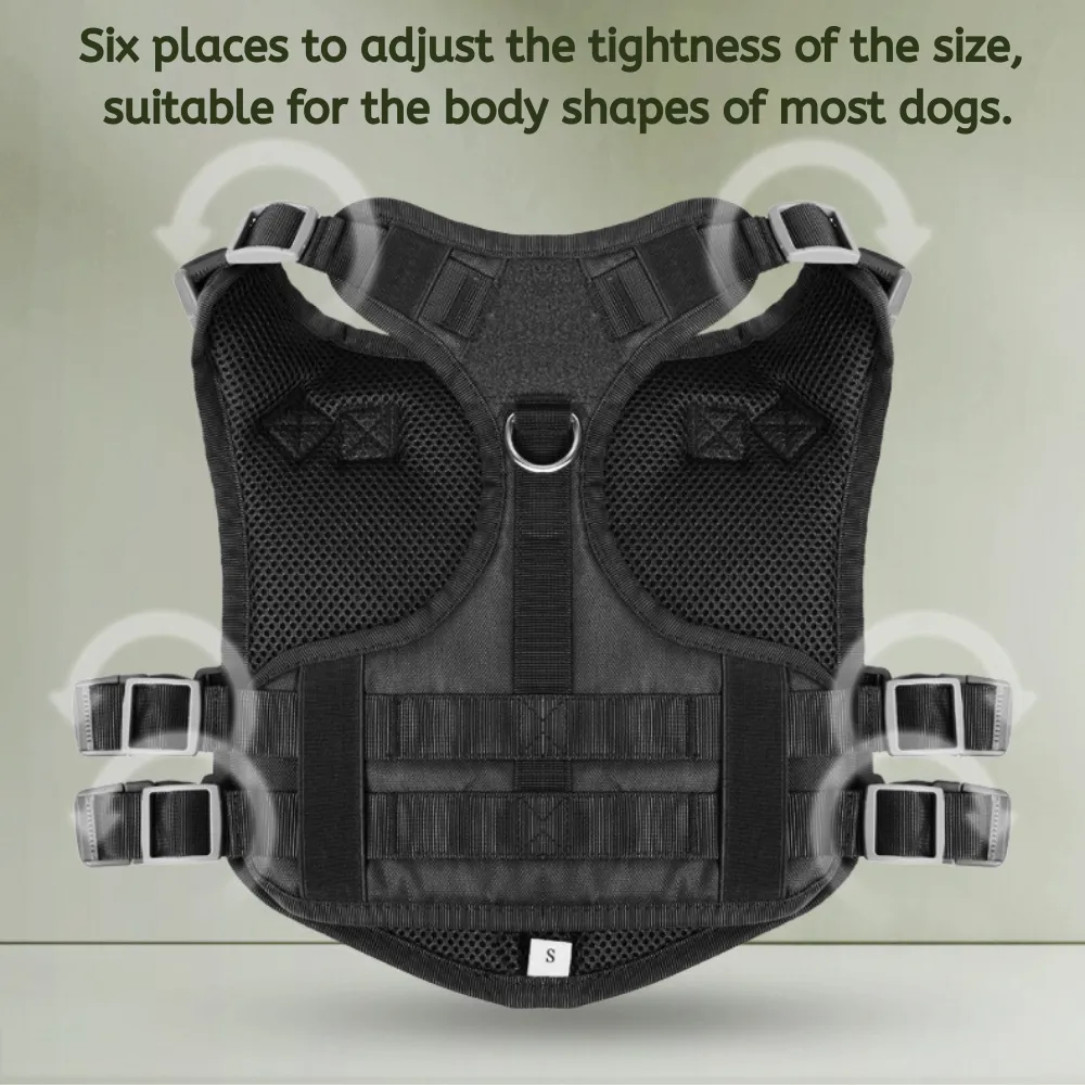 Durable Tactical Leash Harness