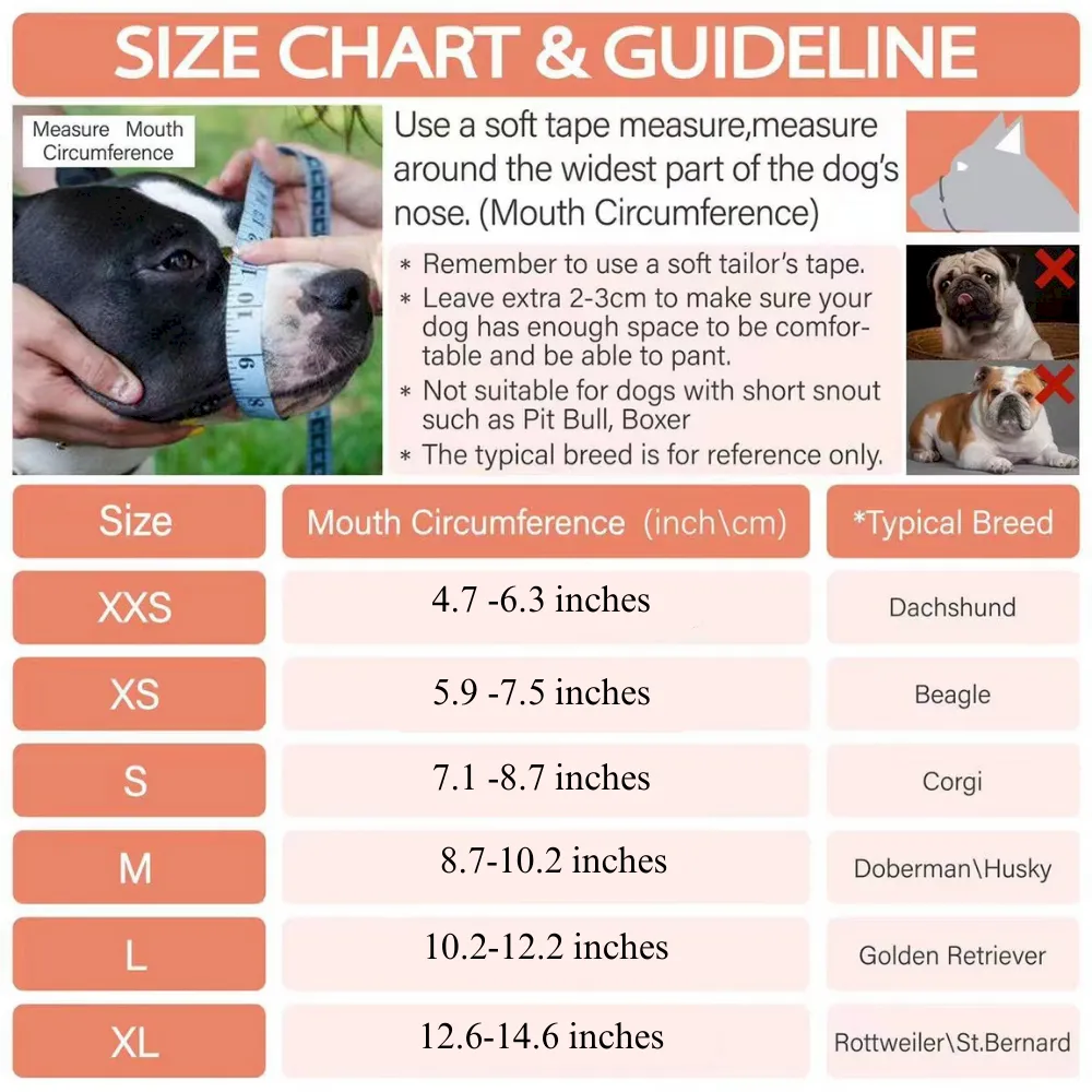 Mesh Muzzle for Dogs