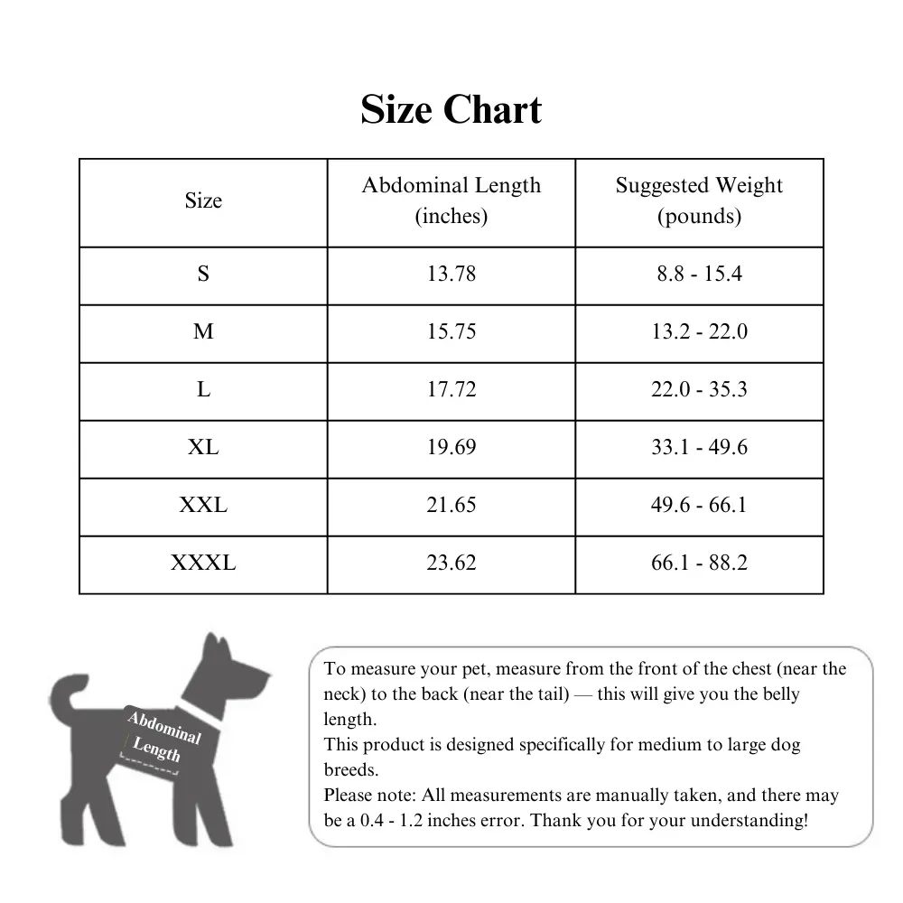 Available in multiple sizes, ideal for medium and large breeds.