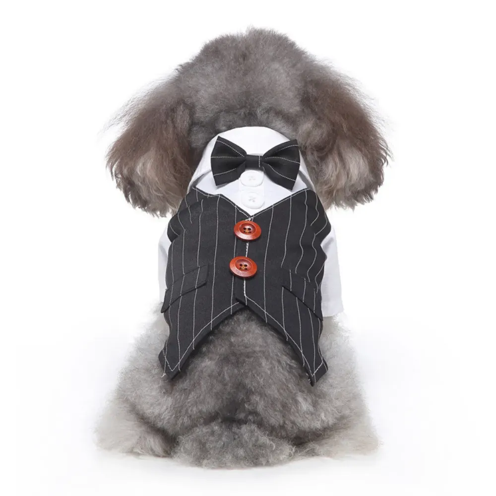Pet Striped Tuxedo for Dogs