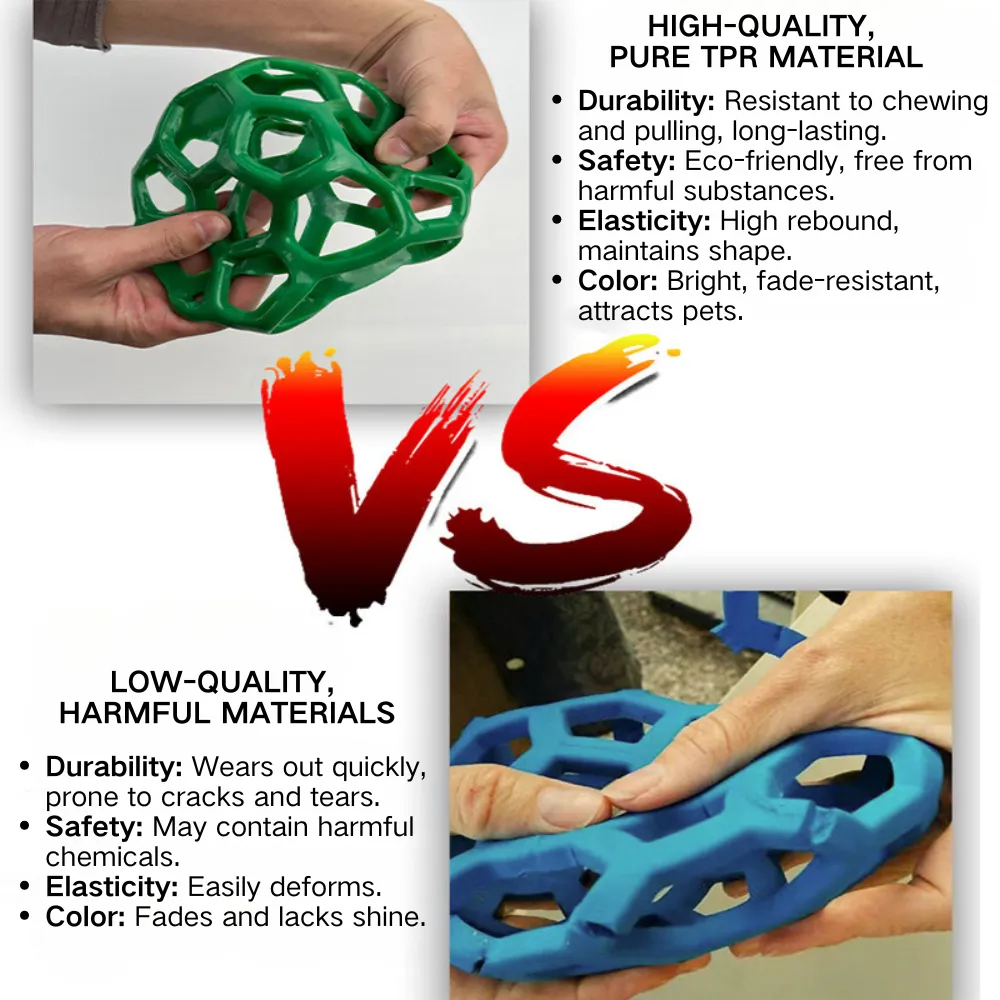 Safe and non-toxic, this ball complies with environmental standards, ensuring worry-free play for pets.