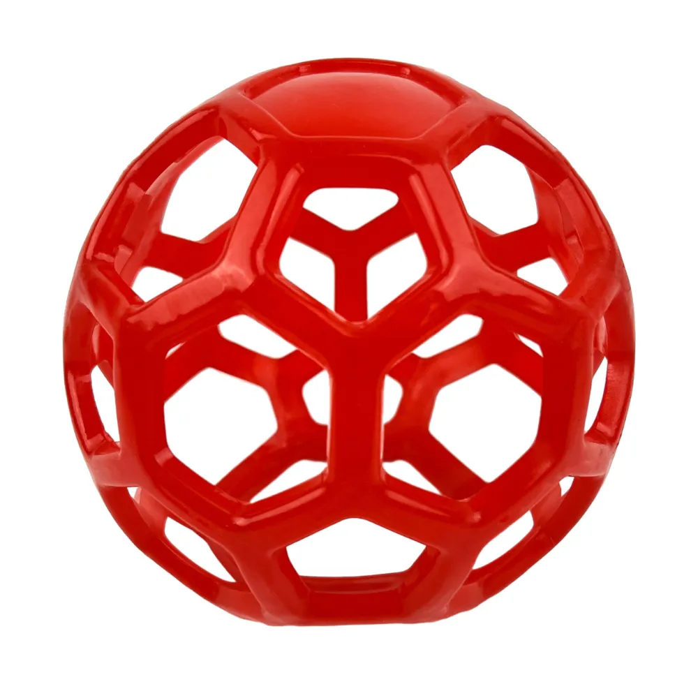 The bell inside the ball adds an auditory element to play, enticing pets to chase and interact with the toy.