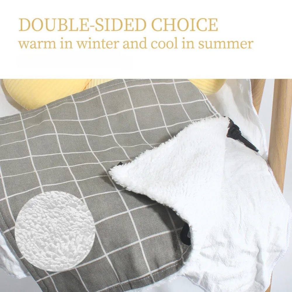 Designed with a double-sided feature, this hammock provides warmth in winter and coolness in summer for year-round use.