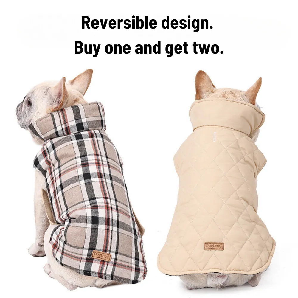 Reflective details enhance visibility during evening or nighttime walks.