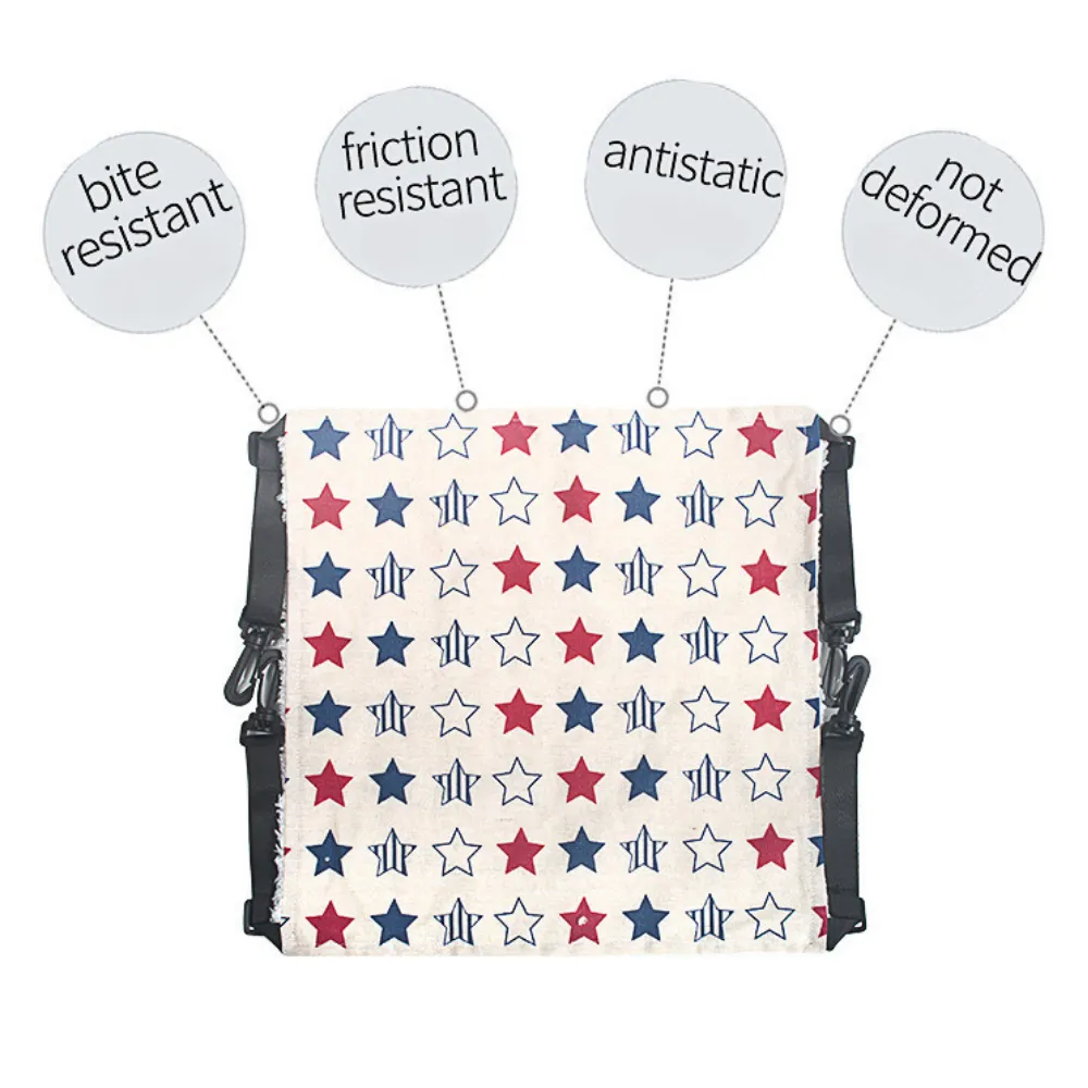 Featuring anti-slip properties, this hammock ensures safety for cats as they jump and rest, preventing accidents.