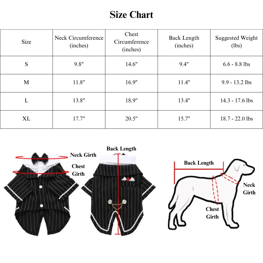 Hot Selling Pet Tuxedo for Dogs