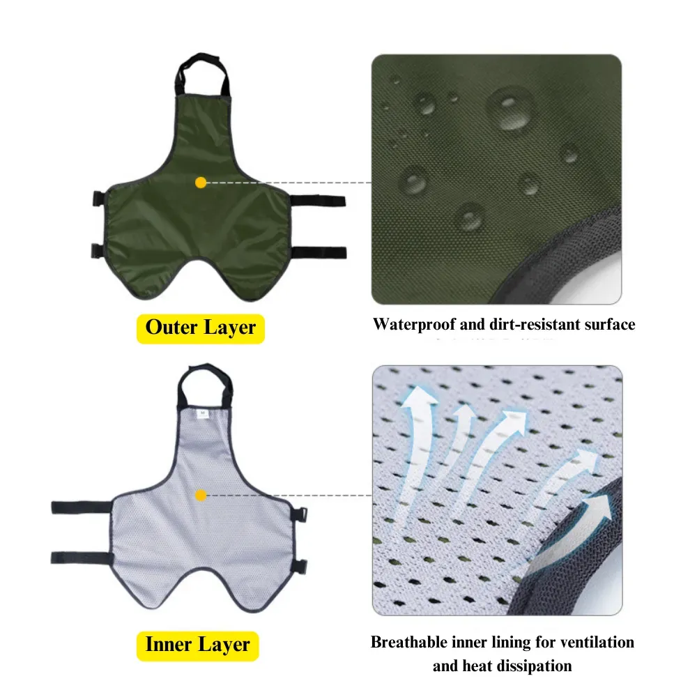 Breathable mesh inner layer keeps pets comfortable and cool, even in warm weather.