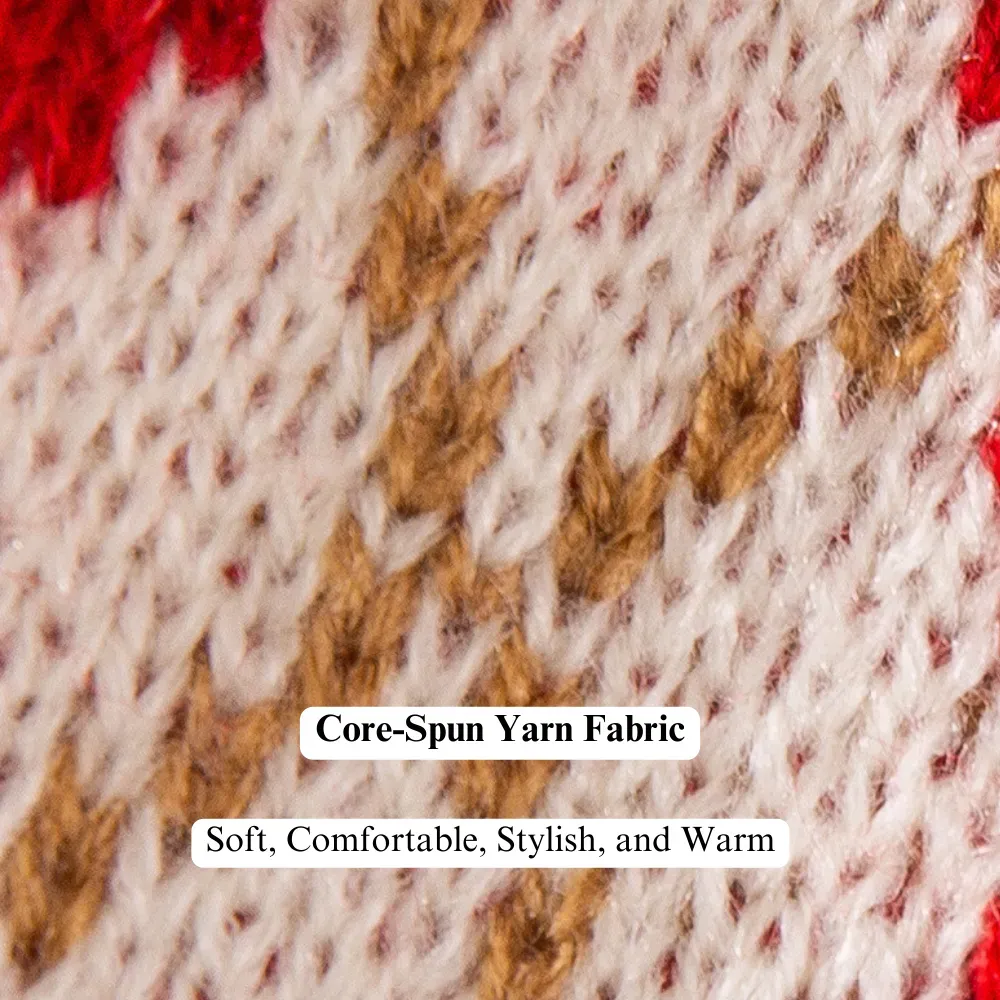 Breathable fabric ensures warmth without causing overheating.