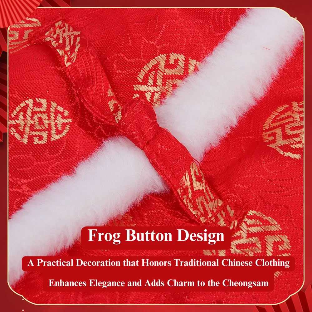 Chinese Style Cheongsam Warm Cat Jacket