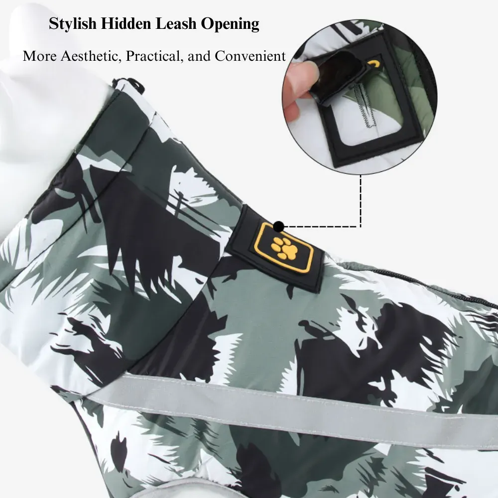 Waterproof and windproof polyester fabric with PP cotton filling for ultimate warmth.