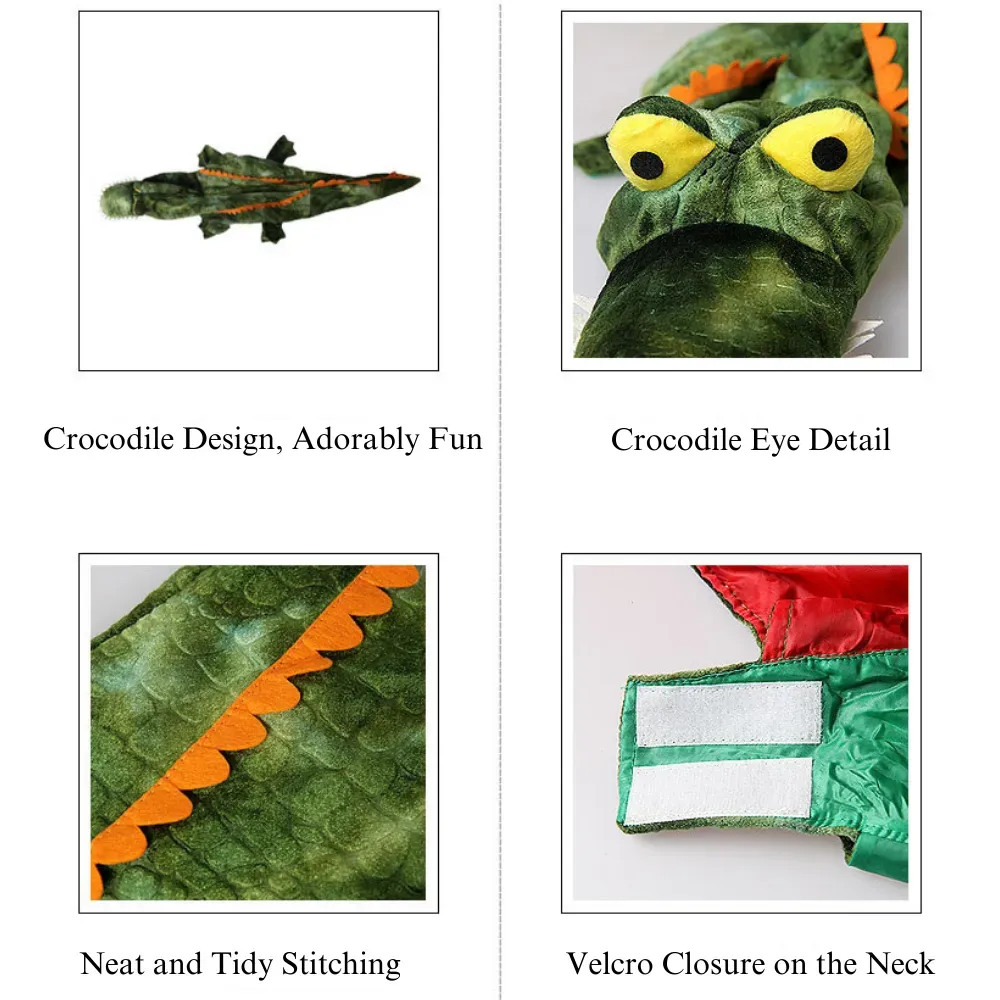 Made from soft short-pile fleece fabric, the costume provides comfort and warmth, ensuring pets stay cozy during their time in the spotlight without feeling restricted or overheated.