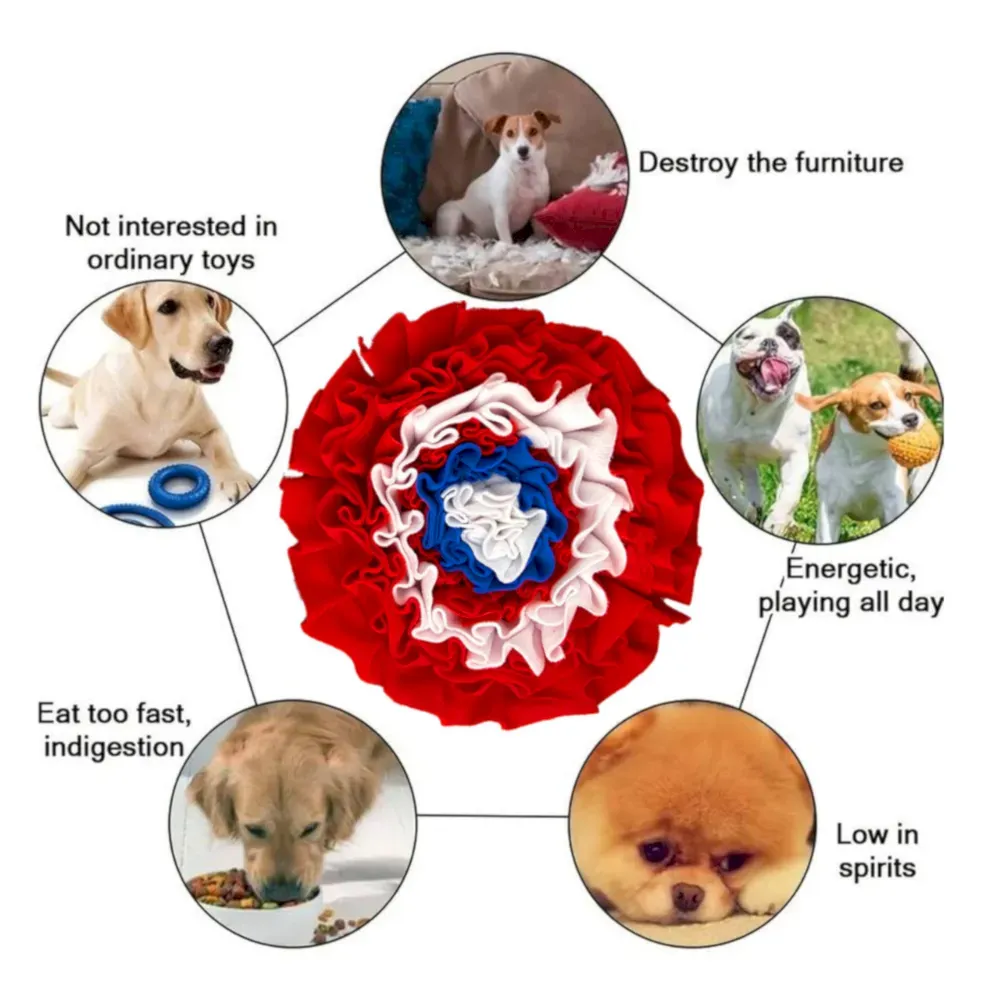 snuffle mat round