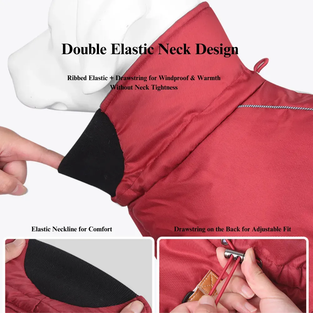reflective large dog pet clothing