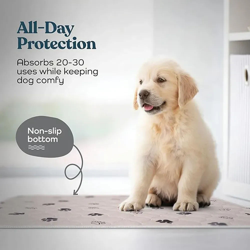 The pad’s 4-layer construction provides superior liquid retention, ensuring that moisture is absorbed immediately and locked away, preventing spills or leaks from escaping onto your furniture or floor.