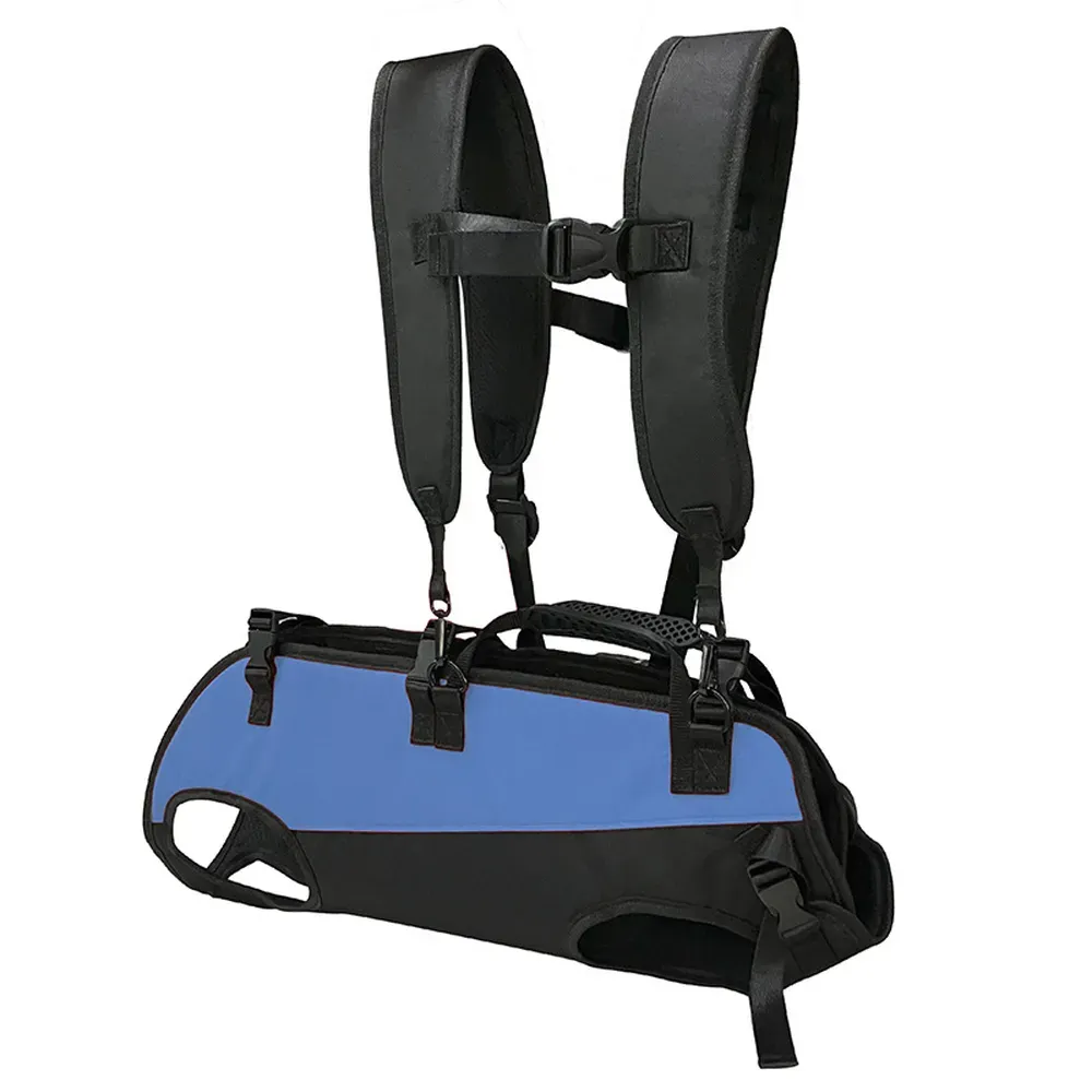 Sturdy hardware and hook-and-loop fasteners are used in the construction of this backpack to secure the pet safely, preventing any accidental escapes or shifting while in transit. This design offers both security and reliability.