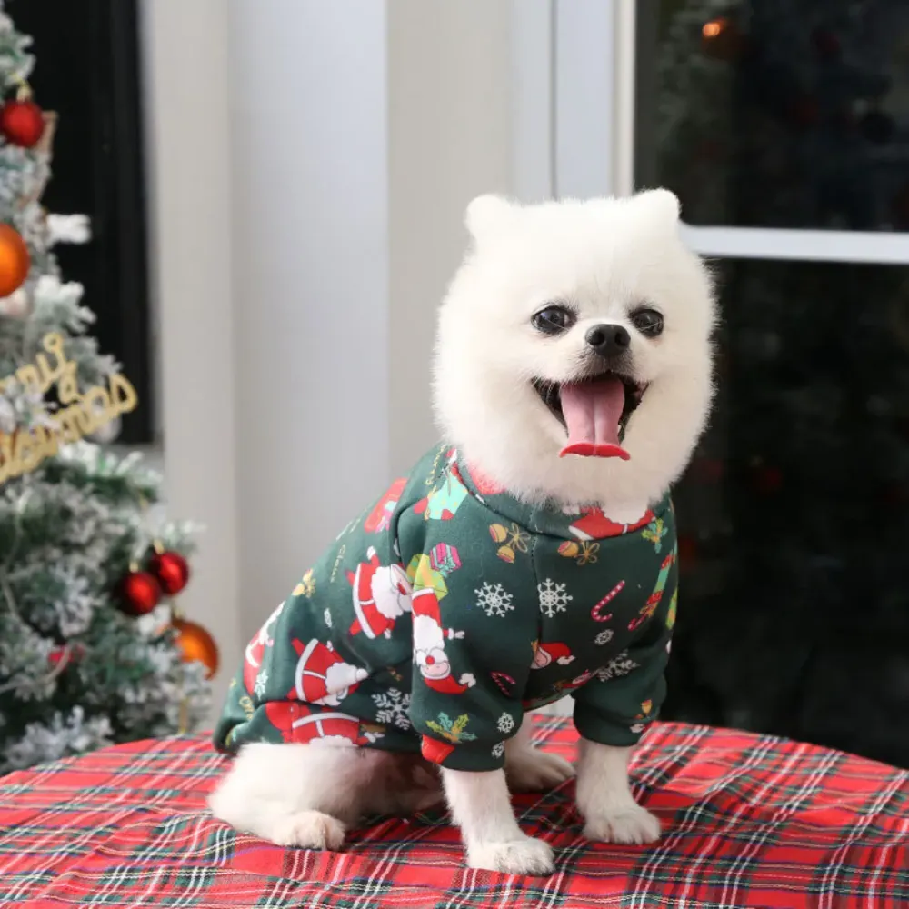 This sweatshirt combines durability and comfort. The premium materials hold up well to frequent use, while the fleece lining maintains its softness, providing pets with long-lasting warmth throughout the season.