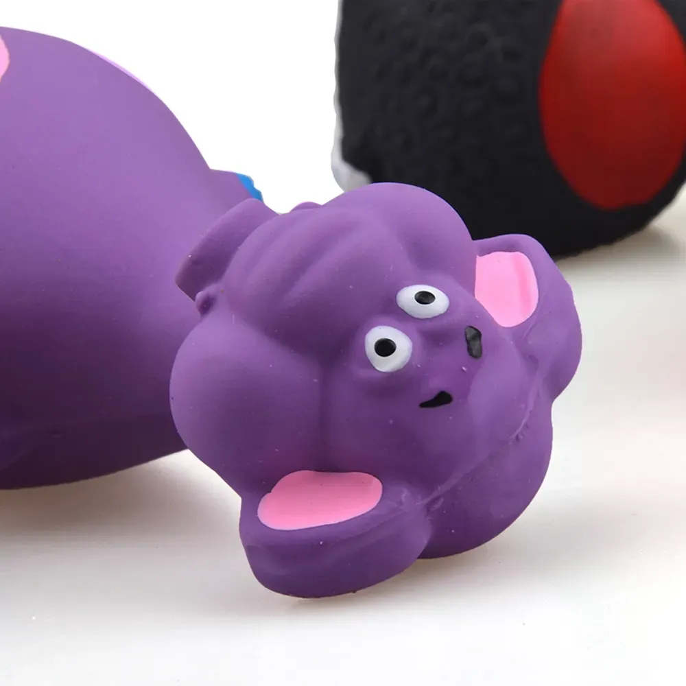 Animal Shaped Dog Latex Squeaky Chew Toy