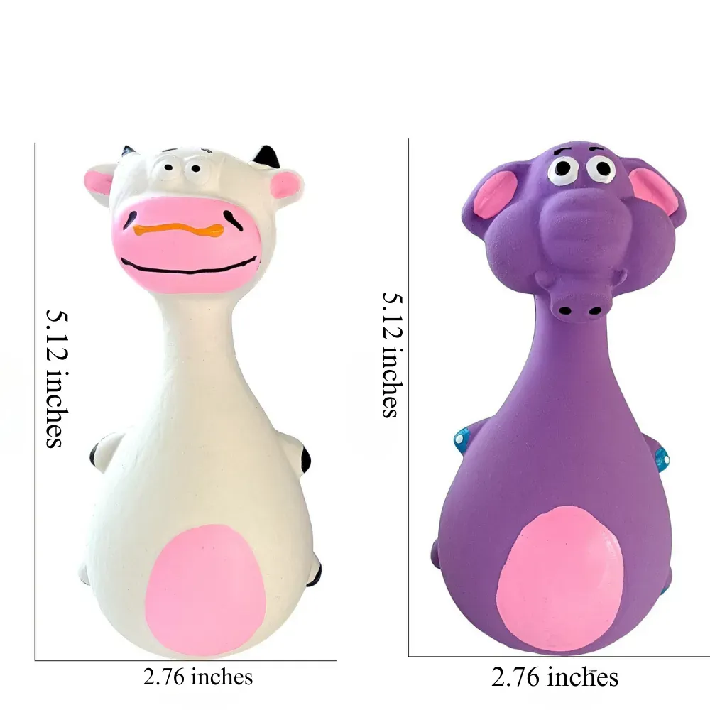 Animal Shaped Dog Latex Squeaky Chew Toy