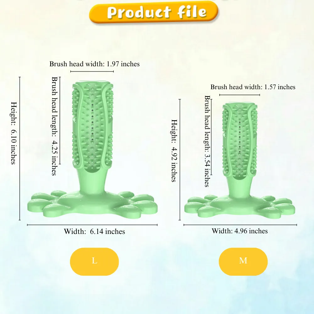toothbrush dog toy