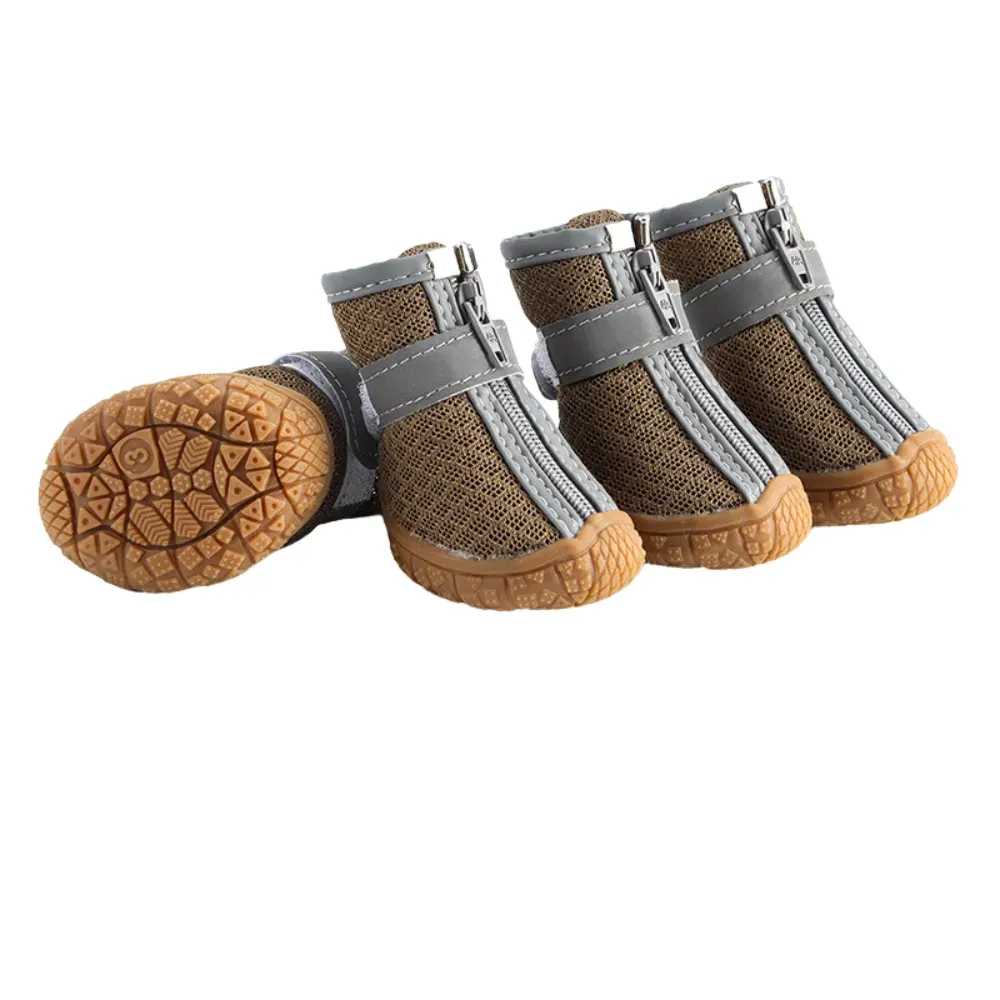 Slip-resistant dog shoes for hiking