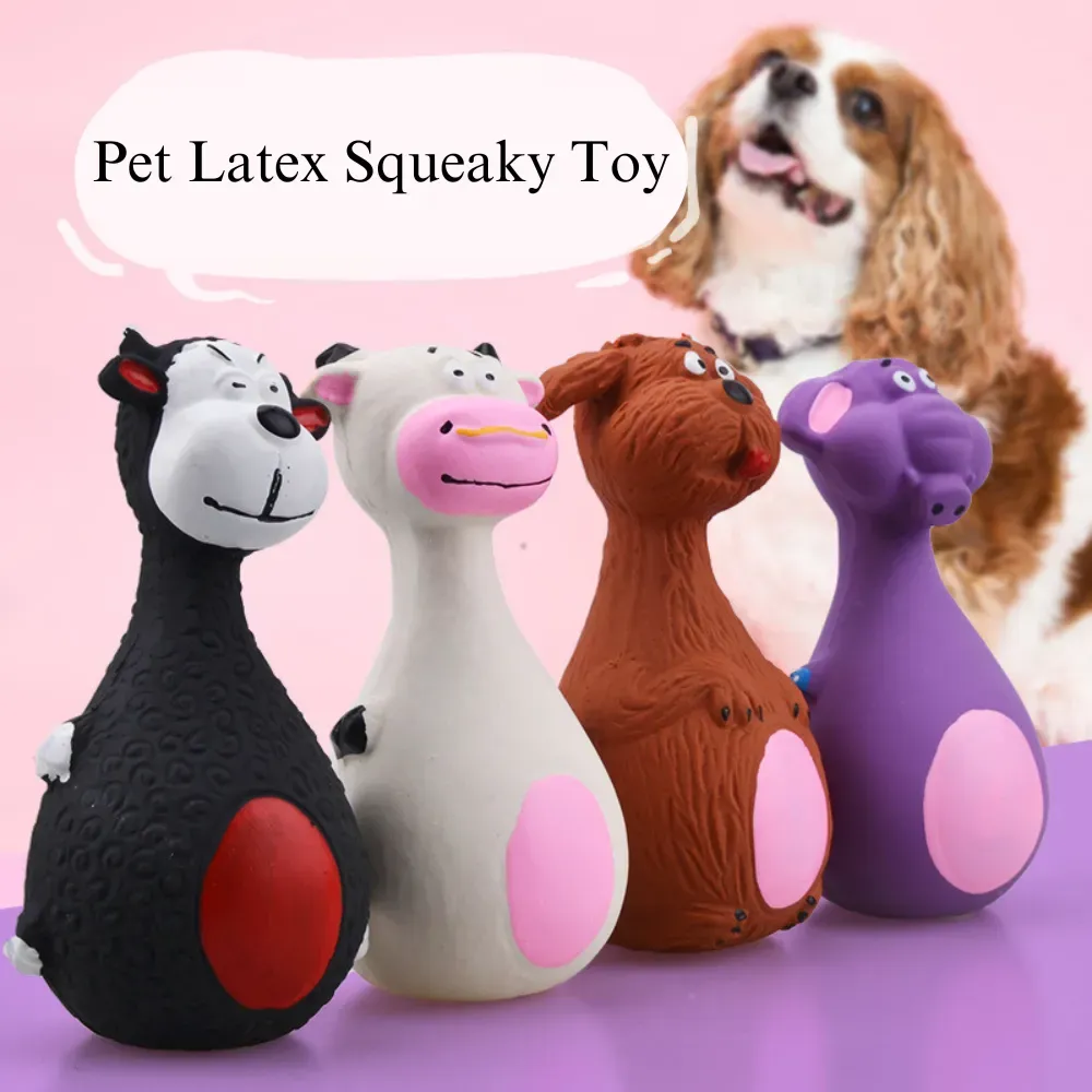 Animal Shaped Dog Latex Squeaky Chew Toy