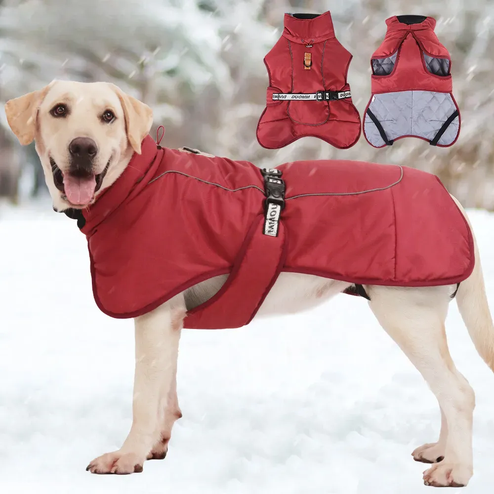 warm reflective dog jacket