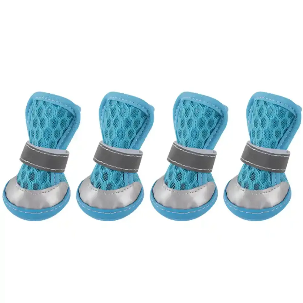 Blue Pet Dog Shoes