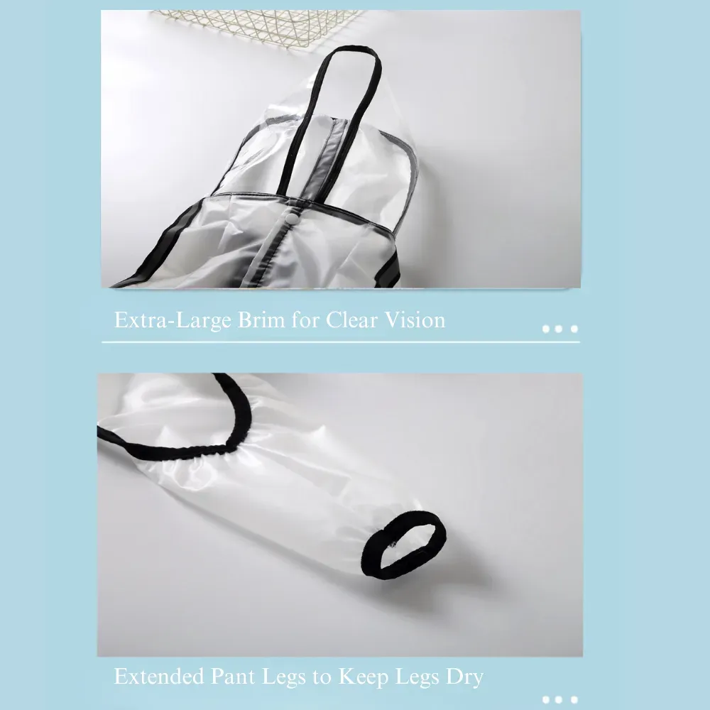 Quick-dry properties allow the raincoat to absorb moisture and dry fast, keeping pets comfortable and preventing the feeling of dampness after rain exposure.